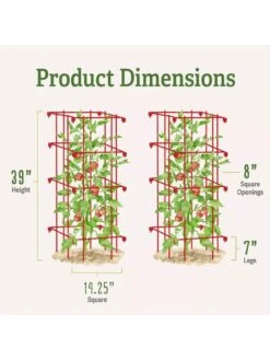 Tomato Cages, Set Of 4 -Gardeners Supplies Sales 8587040 1