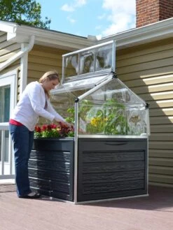Canopia® By Palram Plant Inn™ Raised Bed Greenhouse, 4' X 4' 16 Canopia® By Palram Plant Inn™ Raised Bed Greenhouse, 4' X 4' -Gardeners Supplies Sales 8588308 02V tif