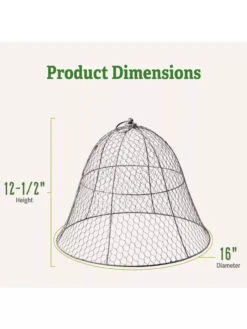 Chicken Wire Cloche 12 Chicken Wire Cloche -Gardeners Supplies Sales 8590210 2