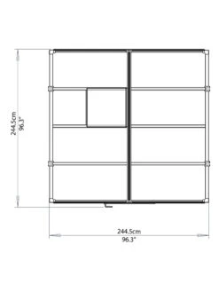 Canopia® By Palram Glory™ Greenhouse, 8' -Gardeners Supplies Sales 8591547 14v