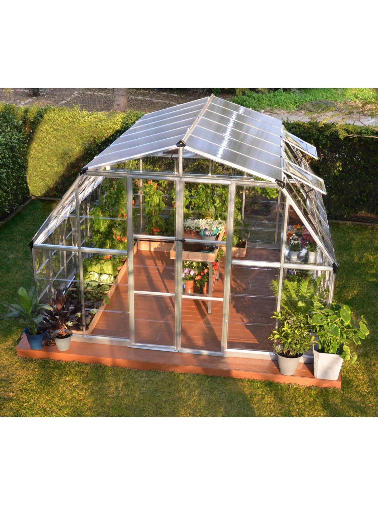 Canopia® By Palram Americana™ Greenhouse, 12' X 12' 2 Canopia® By Palram Americana™ Greenhouse, 12' X 12' - Image 2