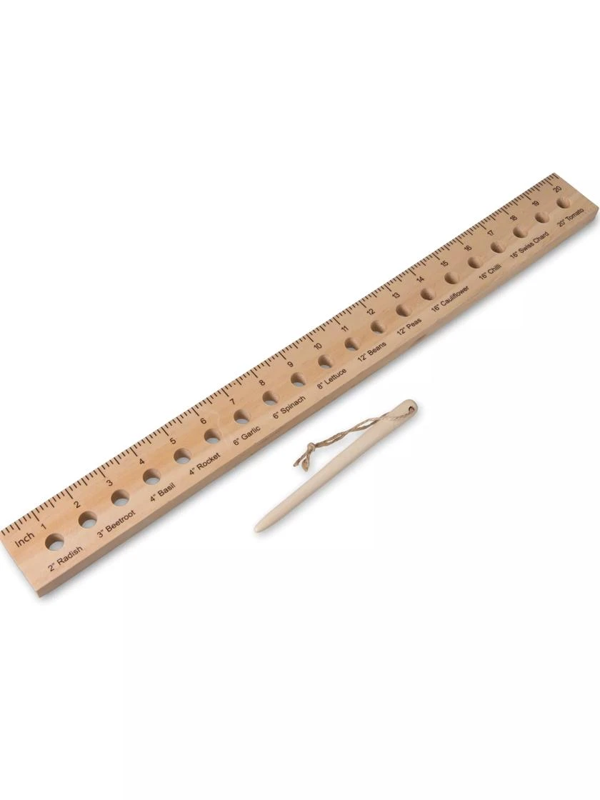 Intervale Seed And Plant Spacing Ruler 2 Intervale Seed And Plant Spacing Ruler - Image 2