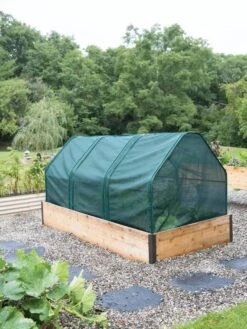 3-Season Plant Protection Tent, 4' X 8' -Gardeners Supplies Sales 8598282 0213 three season garden protection tent 4x8 tif