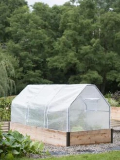 3-Season Plant Protection Tent, 4' X 8' -Gardeners Supplies Sales 8598282 0234 tif