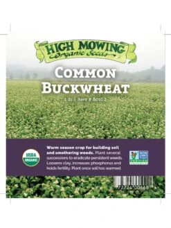 Common Buckwheat Organic Seeds 7 Common Buckwheat Organic Seeds -Gardeners Supplies Sales 8599871 04v