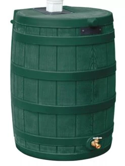 Rain Wizard 40 Gallon Rain Barrel -Gardeners Supplies Sales 8612308 02V jpg