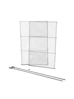 Tall Chicken Wire Critter Fence Extension Panel, Set Of 2 -Gardeners Supplies Sales 8613262 6063 tall chicken wire critter fence extension panel set of 2 galvanized
