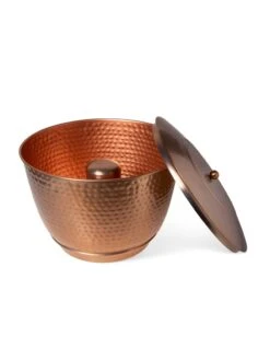 Hammered Copper Hose Pot With Lid 18 Hammered Copper Hose Pot With Lid -Gardeners Supplies Sales 8613311 5812