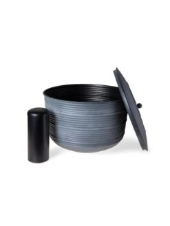 Ribbed Hose Pot With Lid -Gardeners Supplies Sales 8613332 5804