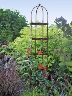 Jardin Round Obelisk, 7' 9 Jardin Round Obelisk, 7' -Gardeners Supplies Sales GS39530 02 tif